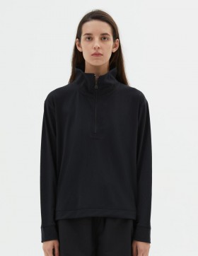 Mizuno Half Zip Collegepaita Naiset Musta | Margaret Howell Urheiluvaatteet