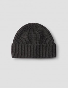  Teksturoitu Rib Beanie Liuskekivi | Naiset/Miesten Margaret Howell -hatut