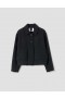  Veste bomber courte noire Mhl. | Vestes et manteaux Margaret Howell pour femmes