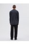  Chemise oversize sans col Mhl. Gris anthracite | Chemises Margaret Howell pour hommes