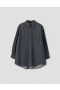  Chemise de peintre oversize Mhl. Gris anthracite | Chemises Margaret Howell pour femmes