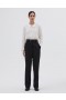 Pantalon d'uniforme noir/gris | Pantalon Margaret Howell pour femme