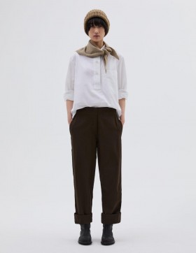  Pantalon de marin Mhl. Ébène | Pantalon Margaret Howell pour femme