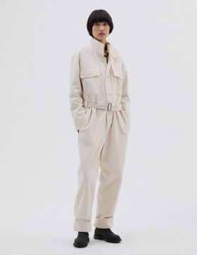 Salopette Mhl. blanc cassé | Pantalon Margaret Howell pour femme