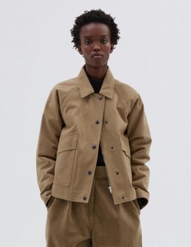  Veste de travail raglan couleur pierre | Vestes et manteaux Margaret Howell pour femmes