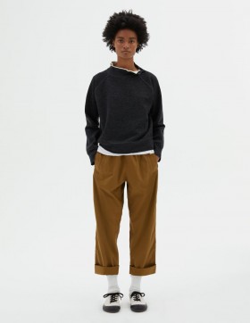  Pantalon de jogging à jambes larges Mhl. Dark Stone | Pantalon Margaret Howell pour femme