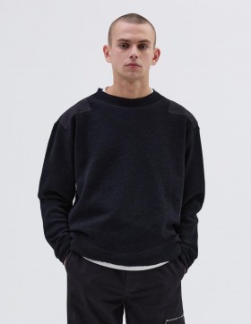  Mhl. Écusson tissé Crew Ink | Tricots pour hommes Margaret Howell