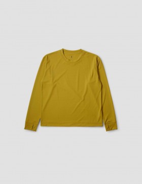  Haut d'entraînement à manches longues Mizuno Curcuma | Vêtements de sport Margaret Howell pour hommes