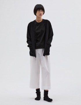  Gilet de nuit sans coutures noir | Vêtements de nuit femme Margaret Howell