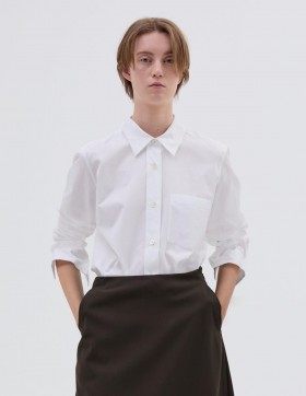  Chemise blanche simple | Chemises Margaret Howell pour femmes
