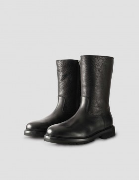  Bottes noires à fermeture éclair | Chaussures Margaret Howell pour femmes