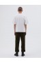  Mhl. Abstrakt gestreiftes T-Shirt in Off-White | Herren-Sportbekleidung von Margaret Howell