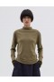 Mhl. Thermoshirt mit hohem Kragen aus Fenchel | Damen-Sportbekleidung von Margaret Howell