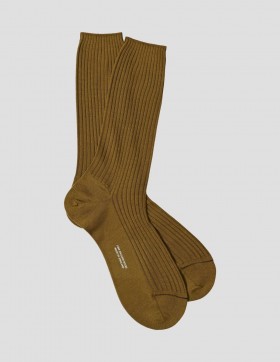  Vollrippsocken Senfgelb | Herrensocken von Margaret Howell