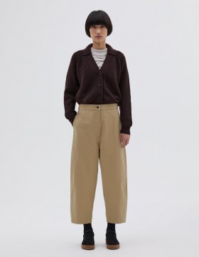  Mhl. Barrel Leg Hose Stone | Damen Margaret Howell Hose