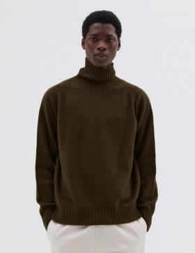  Weithals-Rollkragenpullover von Kelp | Herrenstrickwaren von Margaret Howell